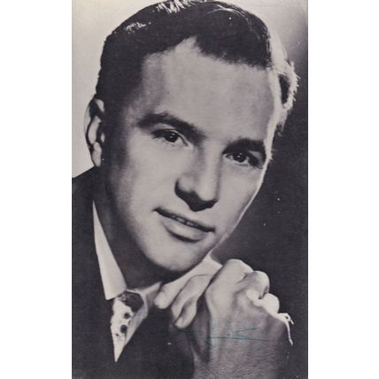 Denis Lotis South African Singer Celebrity Autograph Rare Photo Postcard