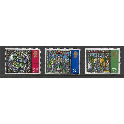 GREAT BRITAIN 1971 CHRISTMAS SG 894 / 896 SET 3 VALS FINE USED#6