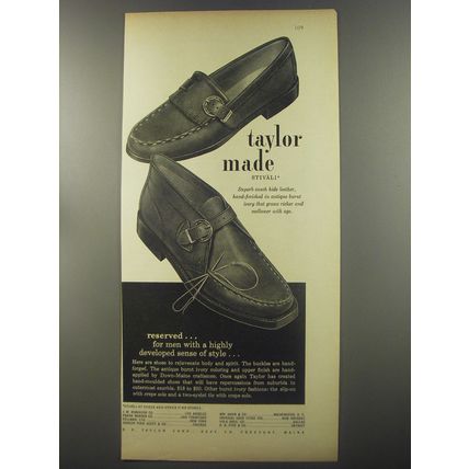 1956 Taylor-Made Shoes Advertisement - Taylor Made Stivali