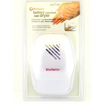 NAIL DRYER BIOSWISS BATTERY OPERATED NAIL DRYER (00761)