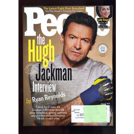 PEOPLE MAGAZINE JUNE 10, 2024 THE HUGH JACKMAN INTERVIEW-LADY GAGA NEW ISSUE