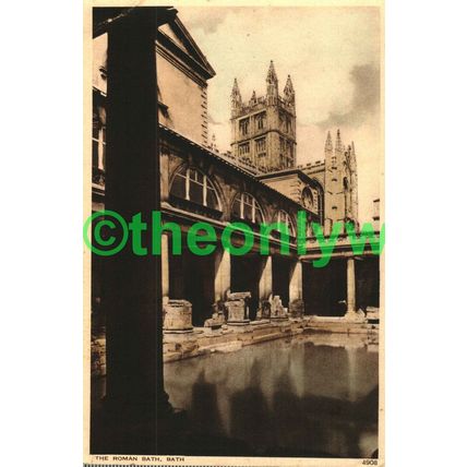 Roman Bath, Bath, Somerset, Photo Precision Postcard