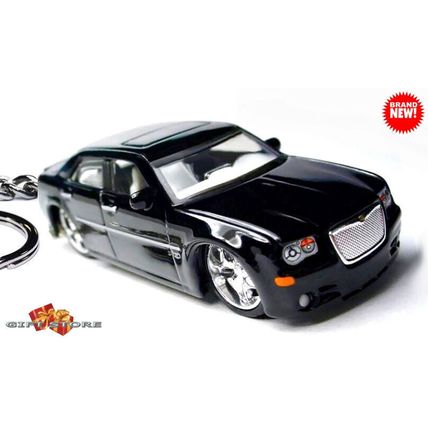 VERY RARE KEYCHAIN BLACK CHRYSLER 300C CUSTOM Ltd Ed. GREAT GIFT NOVELTY