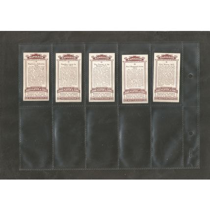 Original Vintage Cigarette Cards Full Set of 25 Napoleon Cards 1916