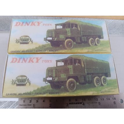 Dinky No824 Army Truck Gazelle - Repro / Replica Box