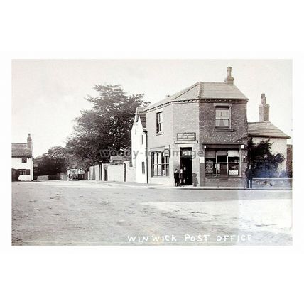 pu1770 - Winwick Post Office near Warrington Lancashire - print 6x4