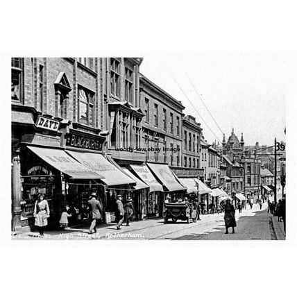 pt1490 - High Street , Rotherham , Yorkshire - Print 6x4