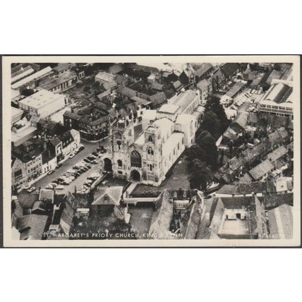 St Margaret's Priory Church, King's Lynn, Norfolk, c.1958 - Aerofilms & AP RPPC