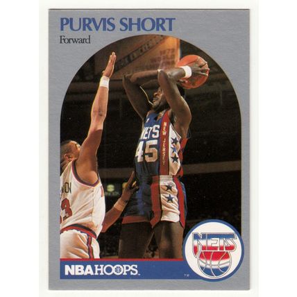 1990-91 Hoops Purvis Short basketball card #201 - Nets
