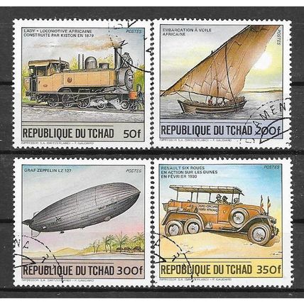 Chad ( Tchad ) N° 450/53 YVERT OBLITERE ( USED )