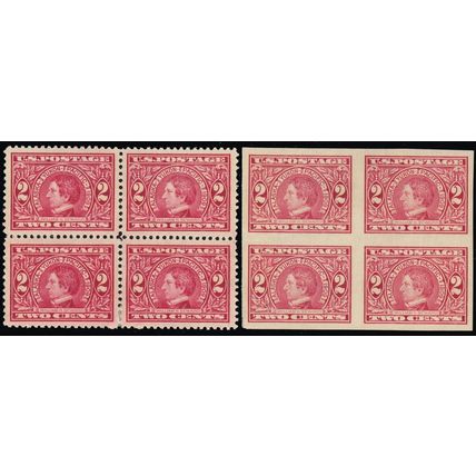 370-71, Mint VF NH/LH 2¢ Blocks of Four SCV $139 * Stuart Katz