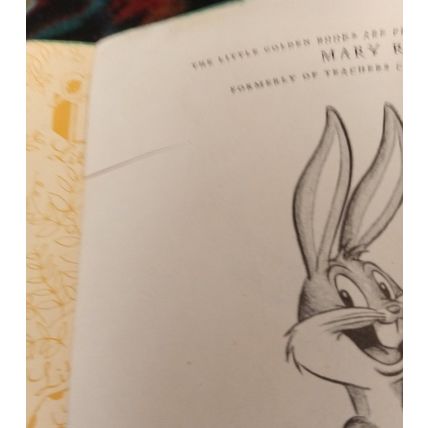 Old Vintage Original Little Golden Book Bugs Bunny (A) Edition 1949