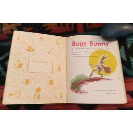 Old Vintage Original Little Golden Book Bugs Bunny (A) Edition 1949