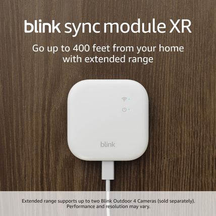 Blink Sync Module XR — System Hub for All Blink Devices, Go up to 400 Feet from