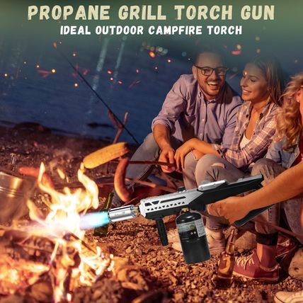 Propane Grill Torch Gun – Cooking Torch Head Max. 800,000 Btus – Culinary Torch
