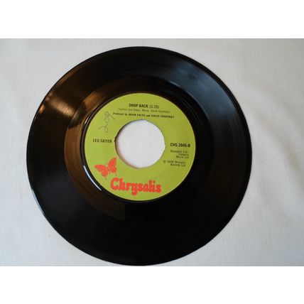 7" 1974. LEO SAYER. ONE MAN BAND.CHRYSALIS CHS 2045 .DROP BACK. EXCELLENT