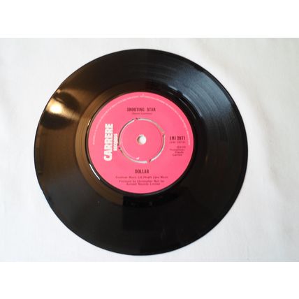 7" 1978. DOLLAR , SHOOTING STAR. EMI 2871. TALKING 'BOUT LOVE. EXCELLENT