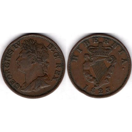 Ireland. Halfpenny 1823. dy21294
