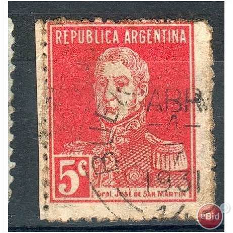 Argentina stamps SG518 - 1923 - San Martin - used 4