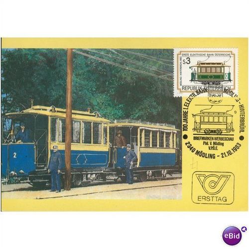 Austria FDI PC 1983 -100 Jahre Elektrische Eisenbahn