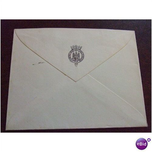 1952 GB Official cover to Earl of Cottenham EIIR cachet