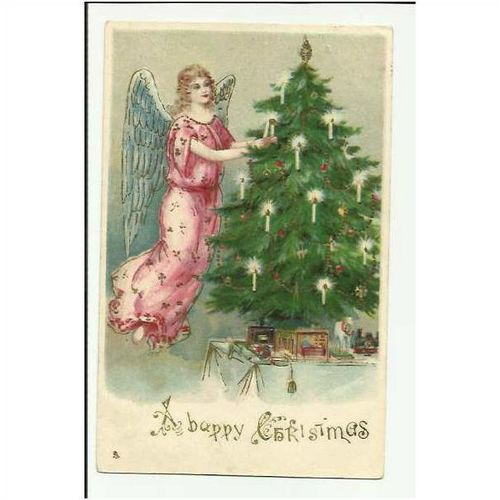 TUCK CHRISTMAS Postcard 8297 "A Happy Christmas"