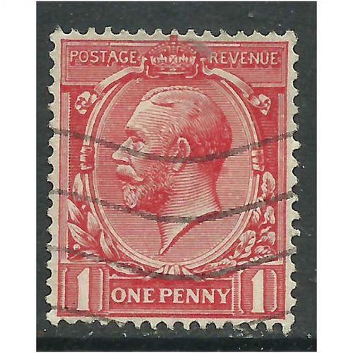 GB 1924 - 26 KGV 1d Scarlet Stamp Wmk 111 SG 419.(A525