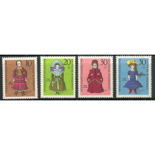 Germany 1968 - SG1473-76 - Humanitarian Relief Funds - Dolls (unused)