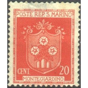 San Marino 1945 - SG310 - 20c - Montegiardino Arms - unused