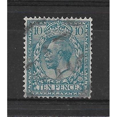 GB.SG428 10d Turquoise-Blue.Variety Unchecked.Fine Used.Mar19