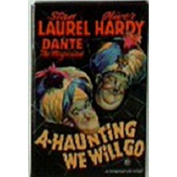 Movie Magnet CLASSIC 2.75"x1.75" A HAUNTING WE WILL GO laurel & hardy