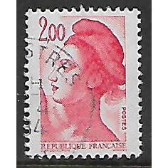 FRANCE 1982 2F RED LIBERTY SG2464 FINE USED