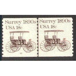1907 18c Surrey Fine MNH Dry Gum CNP Left 10 V0090