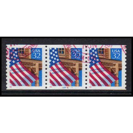 Used 2913 32c U.S. Flag Over Porch Very Fine PNC 99969/3 PA3513
