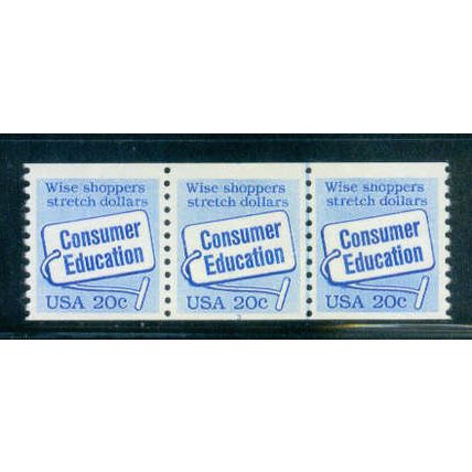2005v 20c Consumer Education Fine MNH Dry Gum PNC 3/3 + Partial # C0970