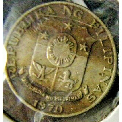 1970 Philippines-10 Sentimos-Very Fine detail