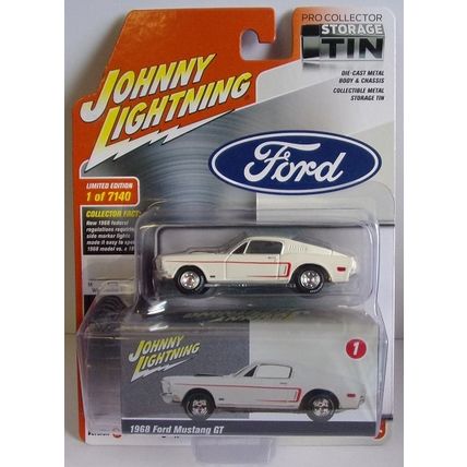JOHNNY LIGHTNING 1968 FORD MUSTANG GT 'Storage Tin ' ( 2021)