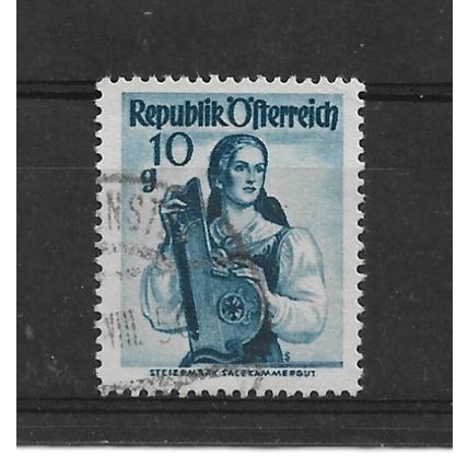 Austria.SG1110 10g "Steiermark Salzkammergut".Fine Used.Aug22d