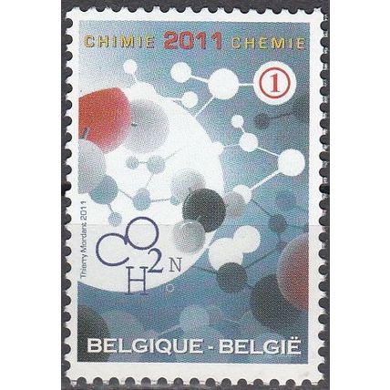 Belgique 2011 COB 4096 Neuf ** Cote (2016) 14.50 € Année de la Chimie