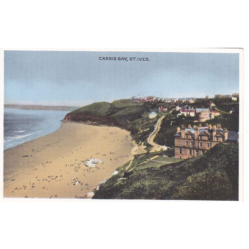 Caribis Bay, St Ives Cornwall Postcard (CR72903)