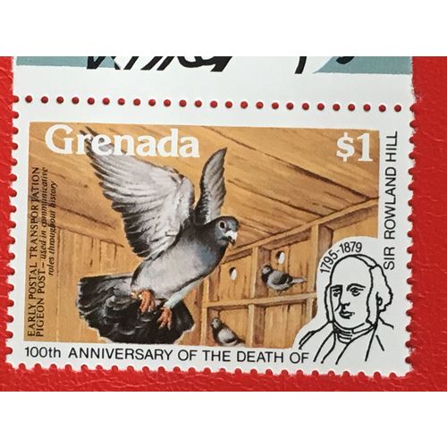 Grenada 1979 Rowland Hill $1 Pigeon Post Unmounted Mint NM SG1003 Sc928 stamp #2