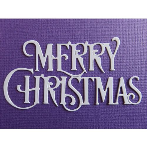 6 x Tattered Lace Die Cuts Merry Christmas #2