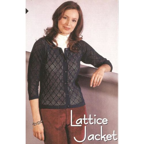 Crochet Sweater Pattern Lattice Jacket