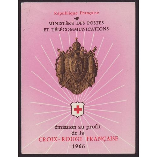 France 1966 SG XSB16 UMM Booklet - Red Cross/Semi-postal (E-382)