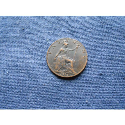 1915 BRITISH 1/4 FARTHING COIN.