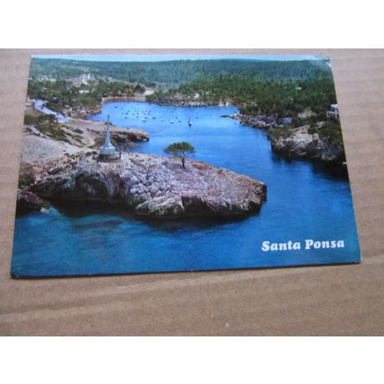 SANTA PONSA, MALLORCA, SPAIN used postcard 1974 postmark =