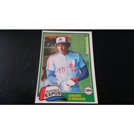 1981 Topps Card # 125 Andre Dawson Very Good (3) Montreal Expos