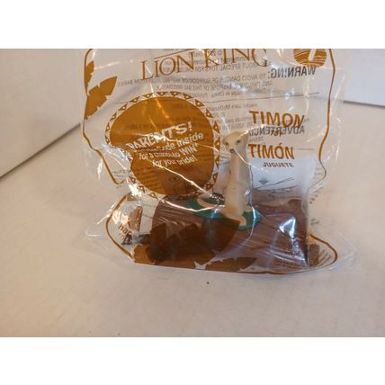 Disney The Lion King Timon Toy 2019 McDonald's Happy Meal Toy #7-NEW