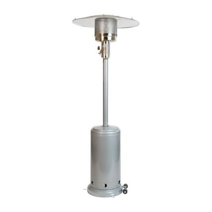 Patio Porch Deck Propane Heater Bronze Stainless w/Wheels Commercial Residential