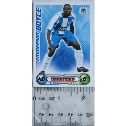2008/09 Topps Match Attax Trading Card - Emmerson Boyce, Wigan Athletic